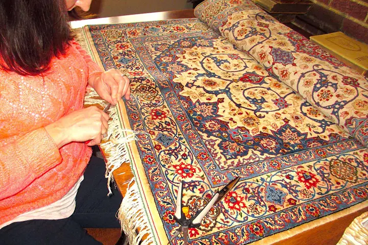 Rug and fringe repairs